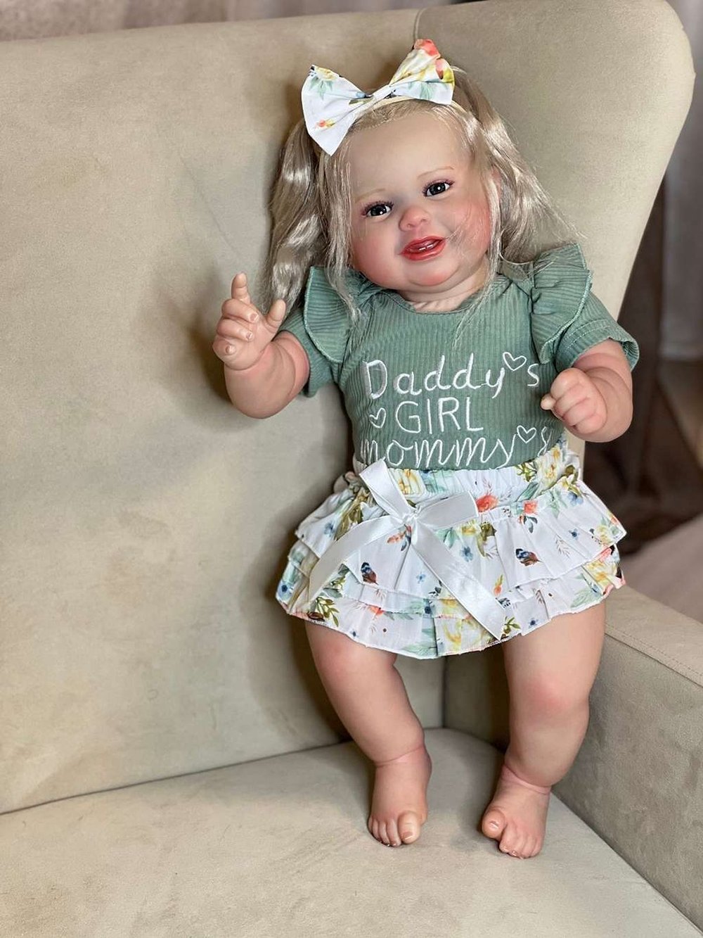 Кукла Реборн мягконабивная 60см в пакете (FA-511)