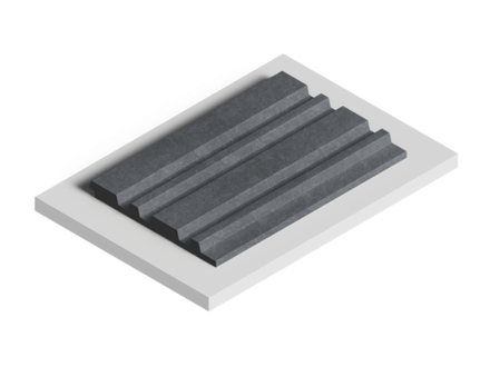 Стеновая панель HiWood декорированная, 270x12 см