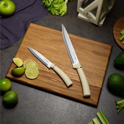 НАБОР НОЖЕЙ AGNESS НЖС НА ПЛАСТИКОВОЙ ВРАЩАЮЩЕЙСЯ ПОДСТАВКЕ 8 ПР.