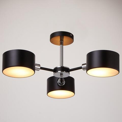 Люстра Леонардо 3х60Вт Е14 хром 60х60х23см 5233104