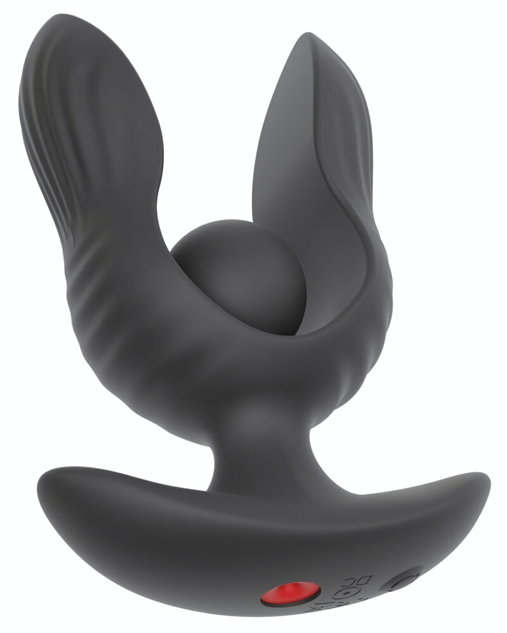 Черная расширяющаяся анальная пробка с вибрацией RC Inflatable Expander Plug with Vibration (Цвет: черный)