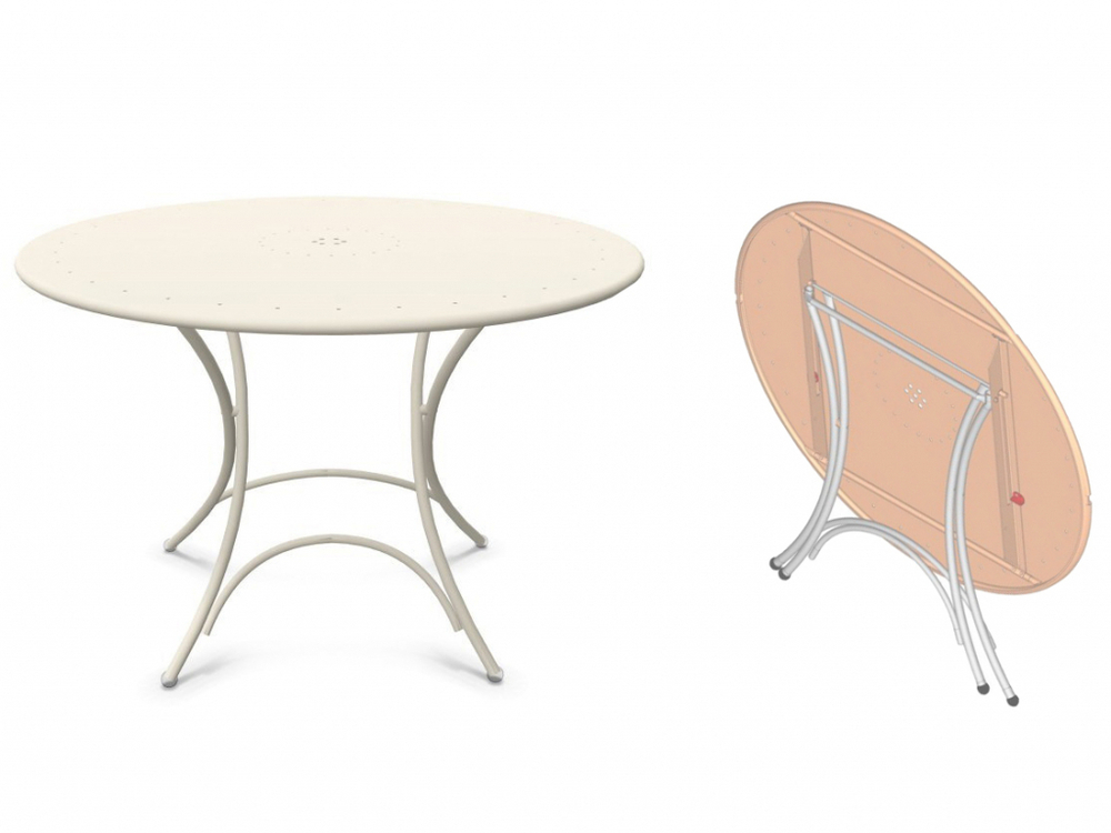 Стол металлический складной Pigalle