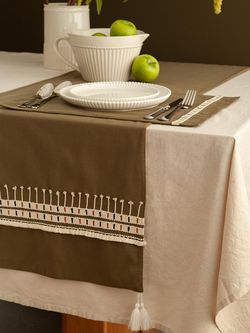 Дорожка на стол Nomad grid из коллекции Ethnic, 45х150 см