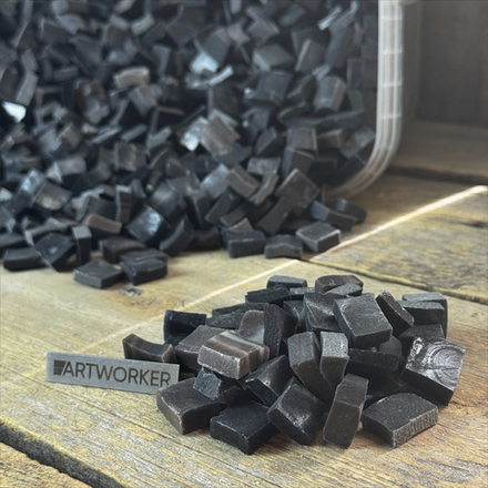V1.K.black-brown смальта разноформатная колотая черно-коричневых оттенков