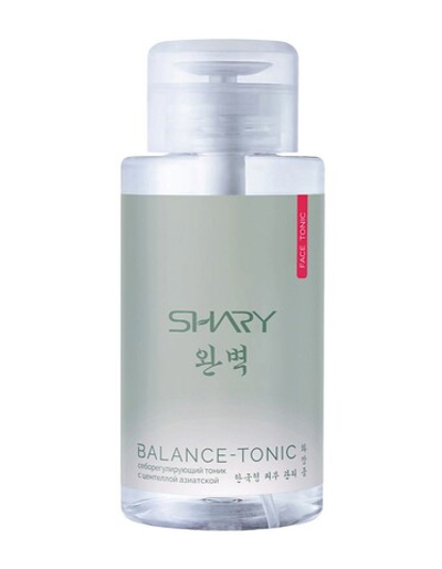 [SHARY] Матирующий тоник с ЦЕНТЕЛЛОЙ АЗИАТСКОЙ для жирной, комбинированной и проблемной кожи лица, 290мл