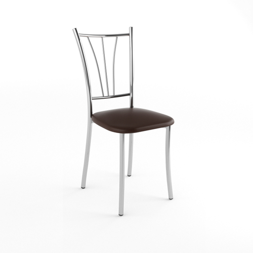 Стул Трилогия Стандарт Коричневый 130 / Хром