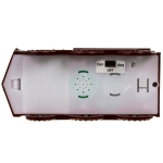 Сувенир с подсветкой «Паровозик новогодний» 16*6.5*17 см, цвет микс (питание от USB и батареек)