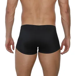Мужские плавки черные Clever Moda PARADISE SWIMSUIT BOXER 125911
