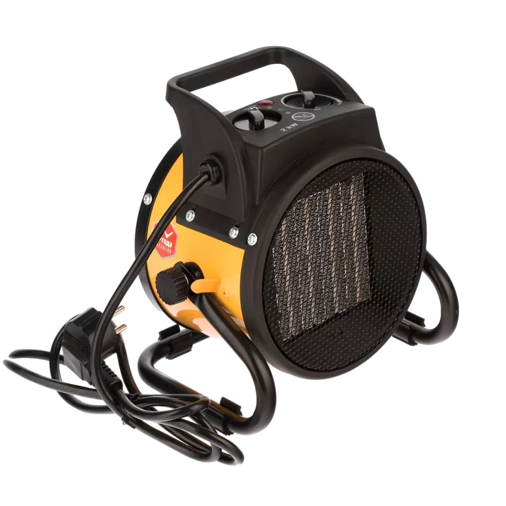 Тепловая пушка, керамический нагреватель (тепловентилятор) DHC 2-100, 230 В, 0.025/1/2 кВт Denzel, 96429