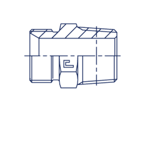 Штуцер FC BSP 1.1/2 - BSPT 1.1/2