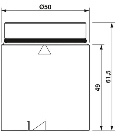 1018737 - PSD-S 50 OE LED BL - Оптический элемент
