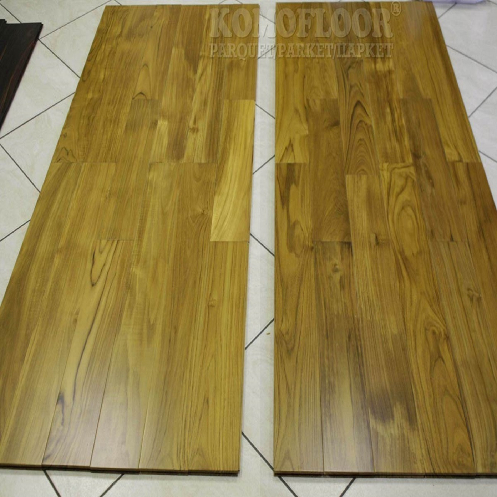 Паркет тик лак