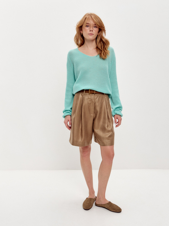 Льняные шорты