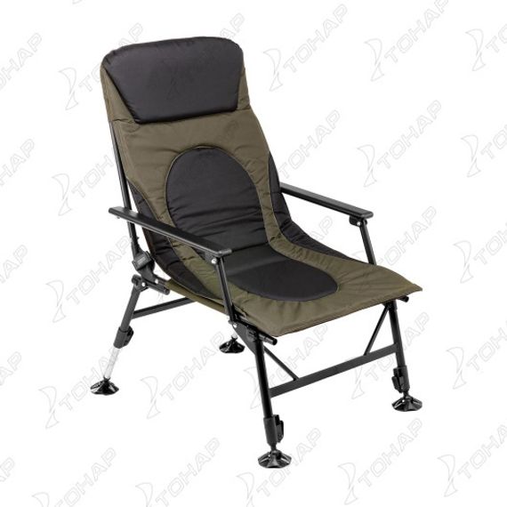 Кресло-шезлонг карповое с подлокотниками (PR-HF21014A) PR