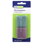Ezy Dose, переносные контейнеры для таблеток, 2 шт.