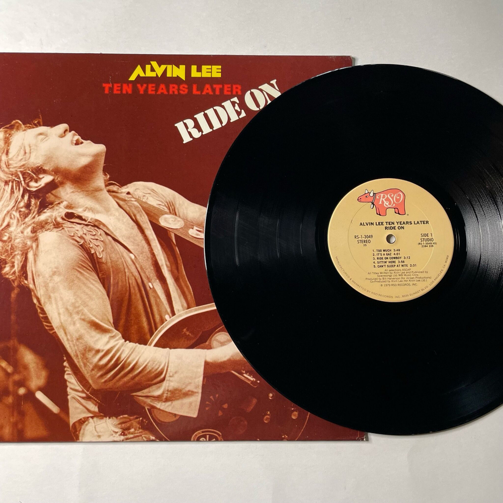 Винтажная виниловая пластинка LP Alvin Lee and Ten Years Later Ride On (USA 1979)