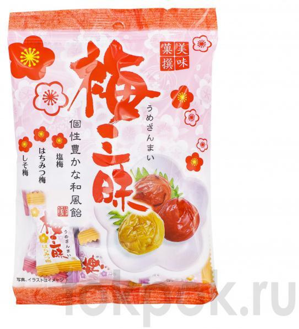 Карамель 3 сливовых вкуса Pine, 85 гр