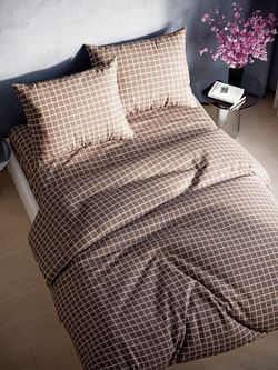 Наволочка комплект 2шт поплин Сказка "Анна" 40х40 см на молнии