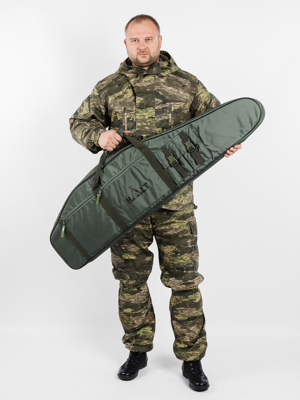 Чехол для ружья с оптикой Halt L120 КД, хаки