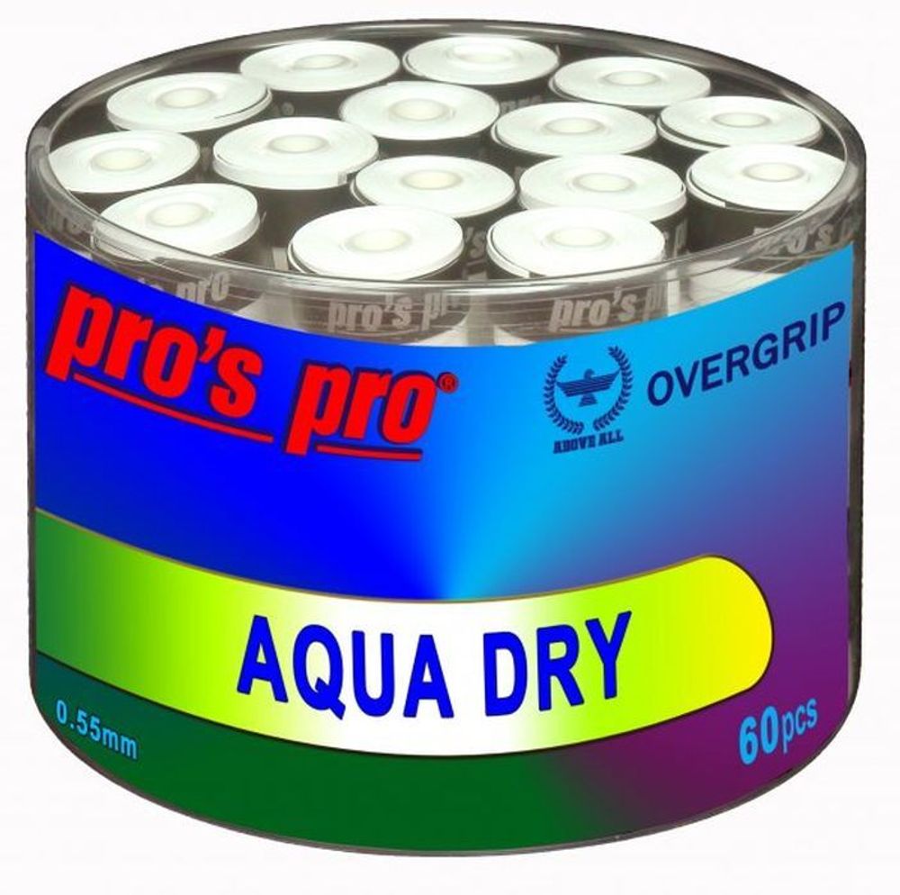 Теннисные намотки Pro&#39;s Pro Aqua Dry (60P) - white