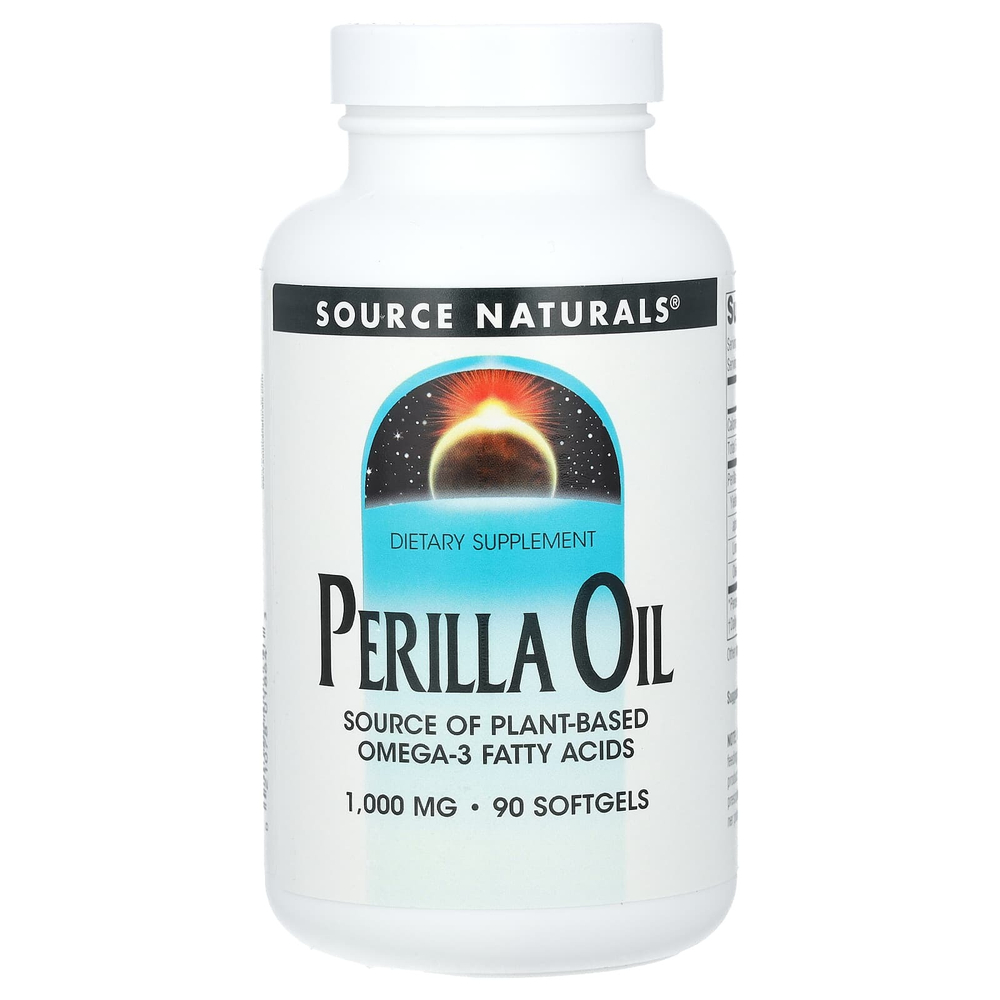 Source Naturals, масло периллы, 1000 мг, 90 капсул (333 мг в 1 капсуле)