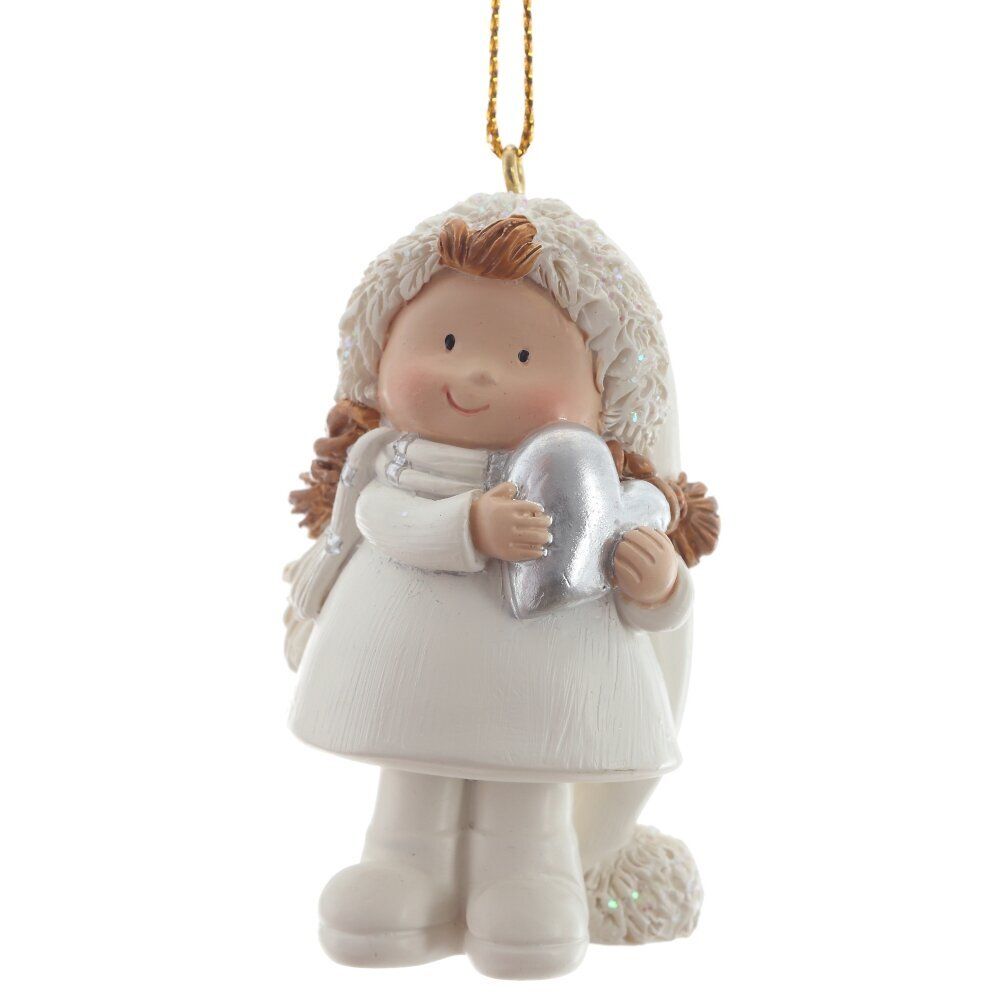 GAEM Фигурка декоративная подвесная "Девочка", L4 W3,5 H6,5 см, 3в.