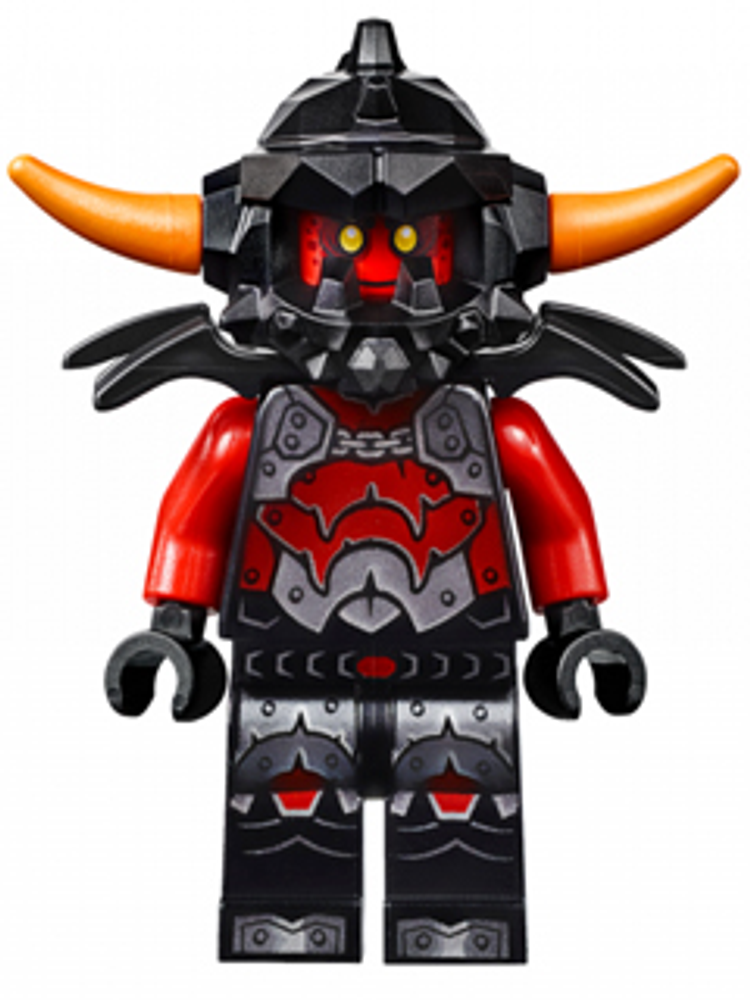 Минифигурка LEGO nex005 Пепельный Атакующий