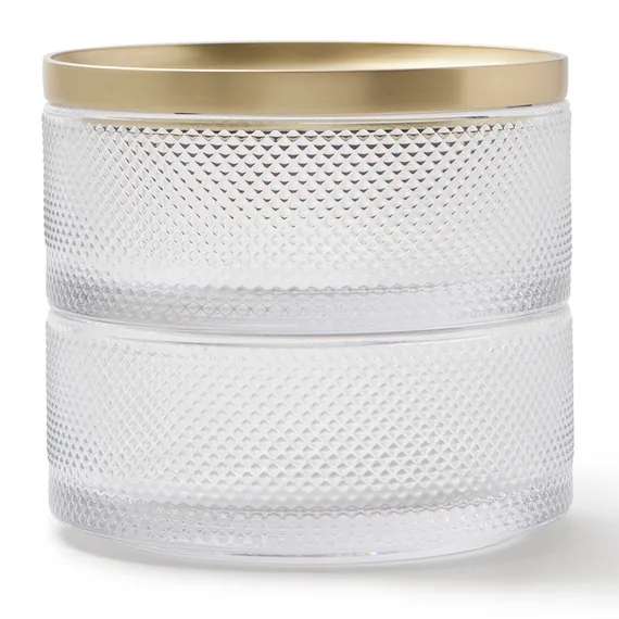 Шкатулка для украшений Tesora стекло-латунь