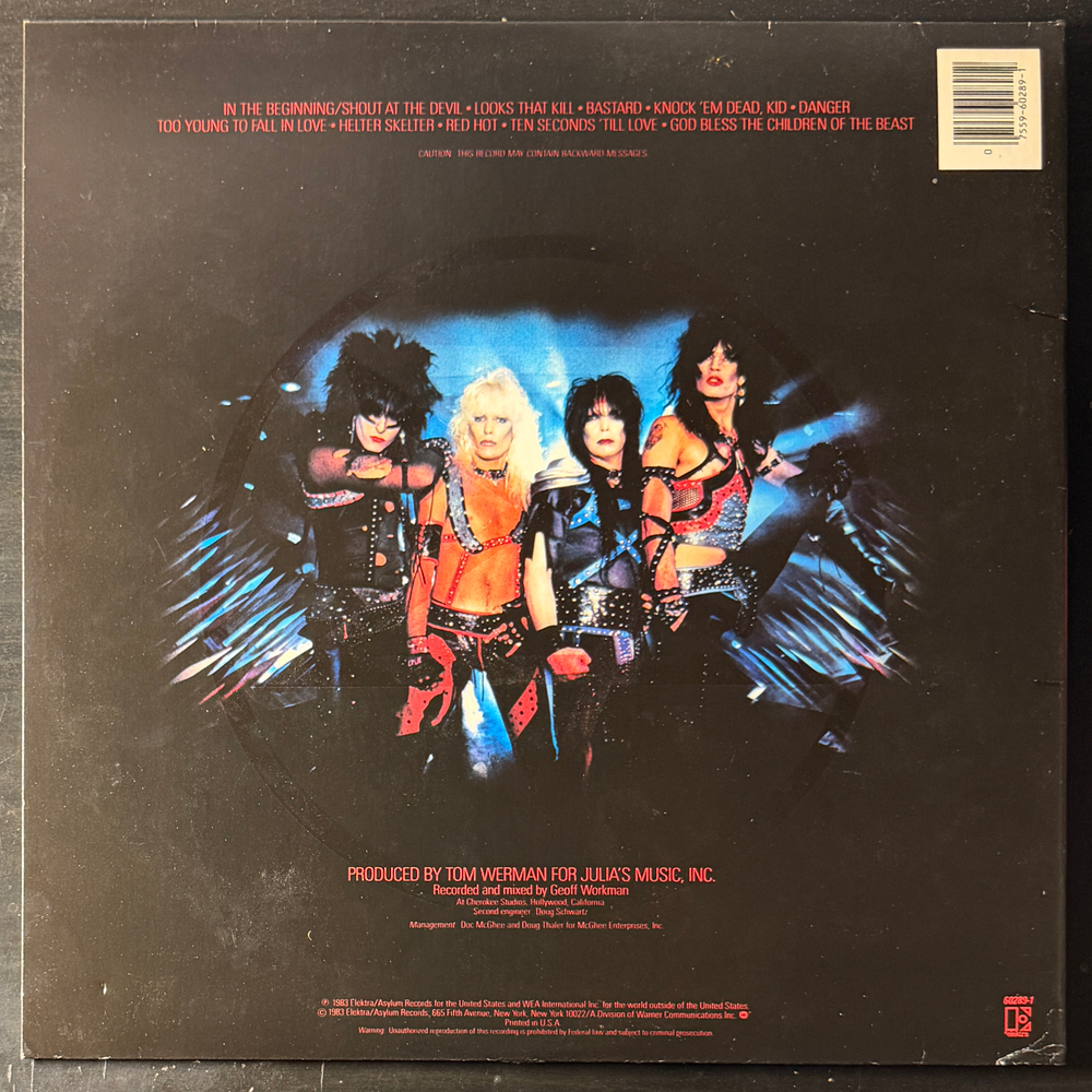 Mötley Crüe ‎– Shout At The Devil (США)Т