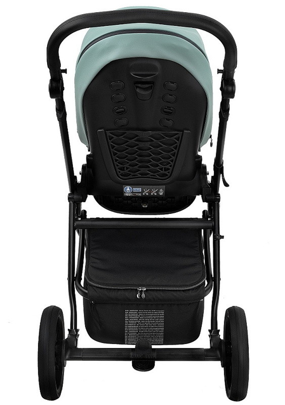 Детская коляска Roan Esso Кожа 2 в 1 ESSK/214/1 Misti Mint/Grey/руч.Черный