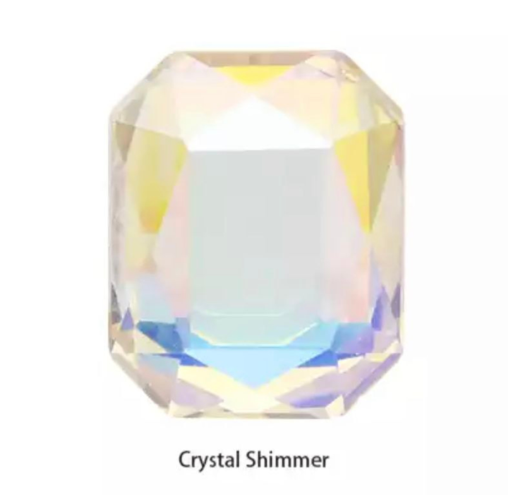 Прямоугольник Crystal Shimmer 6*8 мм - 2 шт