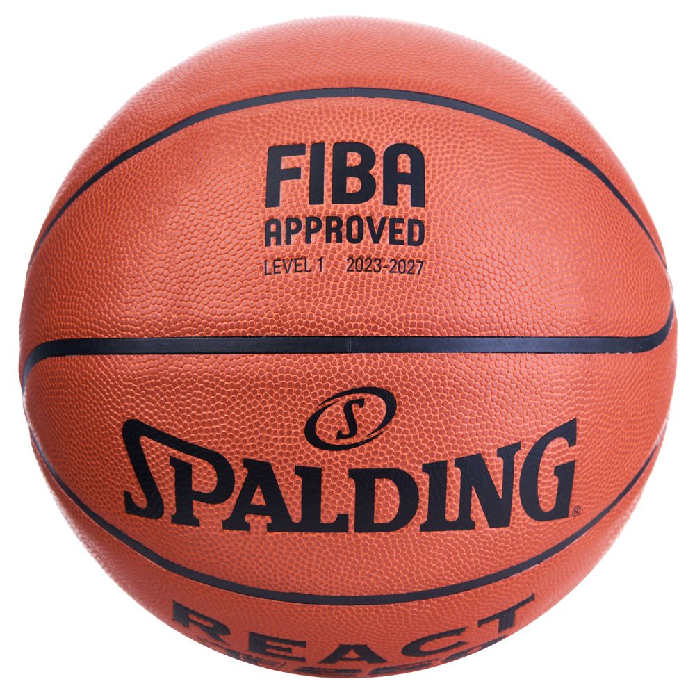 Мяч баскетбольный Spalding TF-250 React 76968z, размер 6, FIBA Approved