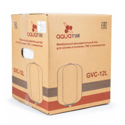 Расширительный бак верт. Белый 3/4" 12 л. AQUATIM GVC-12L
