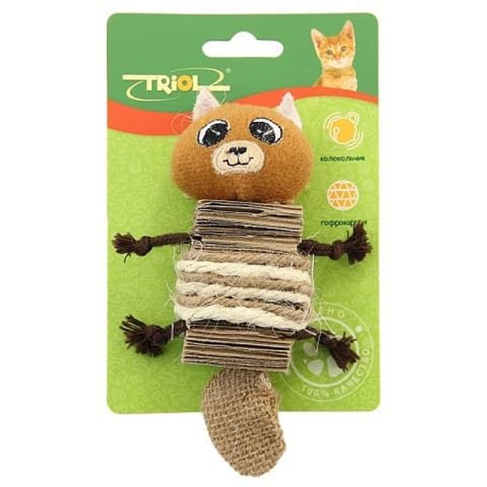 Игрушка для кошек "Бельчонок", 155мм (Триол) TT07 Игрушка для кошек "Бельчонок", 155мм (Триол) TT07