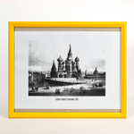 Фоторамка 24x30, дерево/стекло, жёлтый (804150)