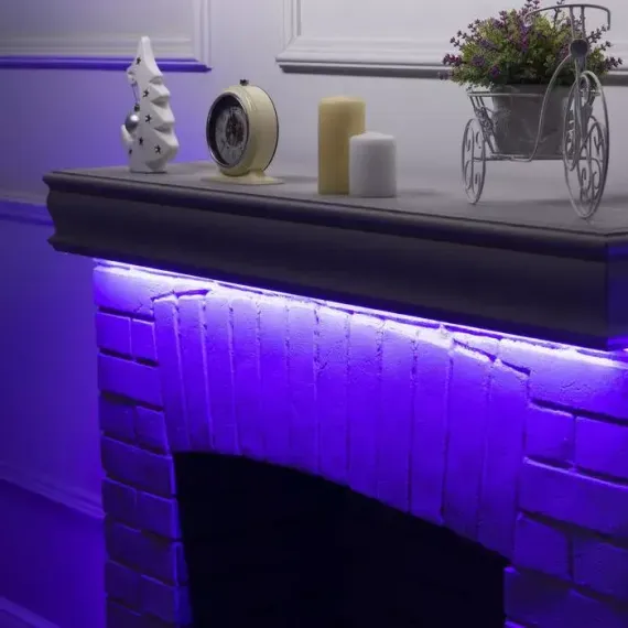 Комплект светодиодной ленты Luazon Lighting 5 м., IP65, SMD2835, 54 LED/м., 12 В, RGB, Luazon Lighting (7769058)