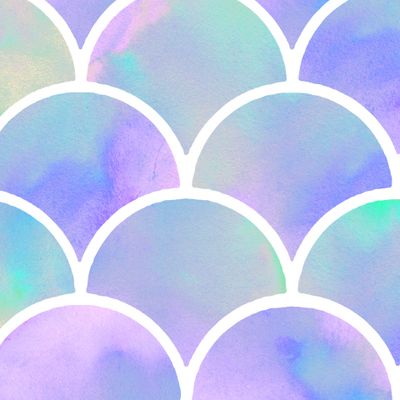 Lilac mermaid's scales. Сиреневая чешуя русалки