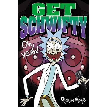 Постер GB eye Rick and Morty Schwifty