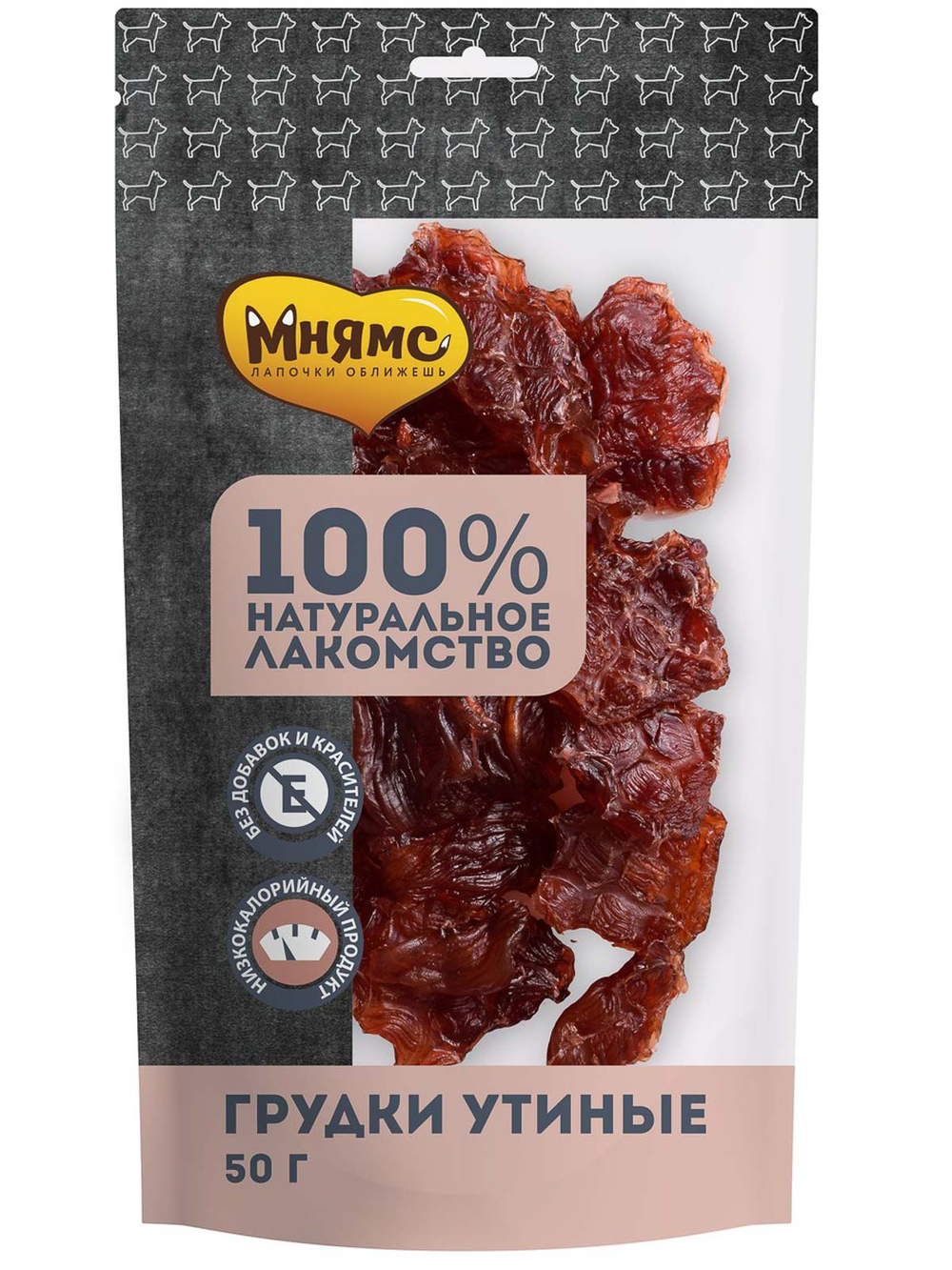 Лакомство Мнямс На каждый день для собак Грудки утиные 50 г