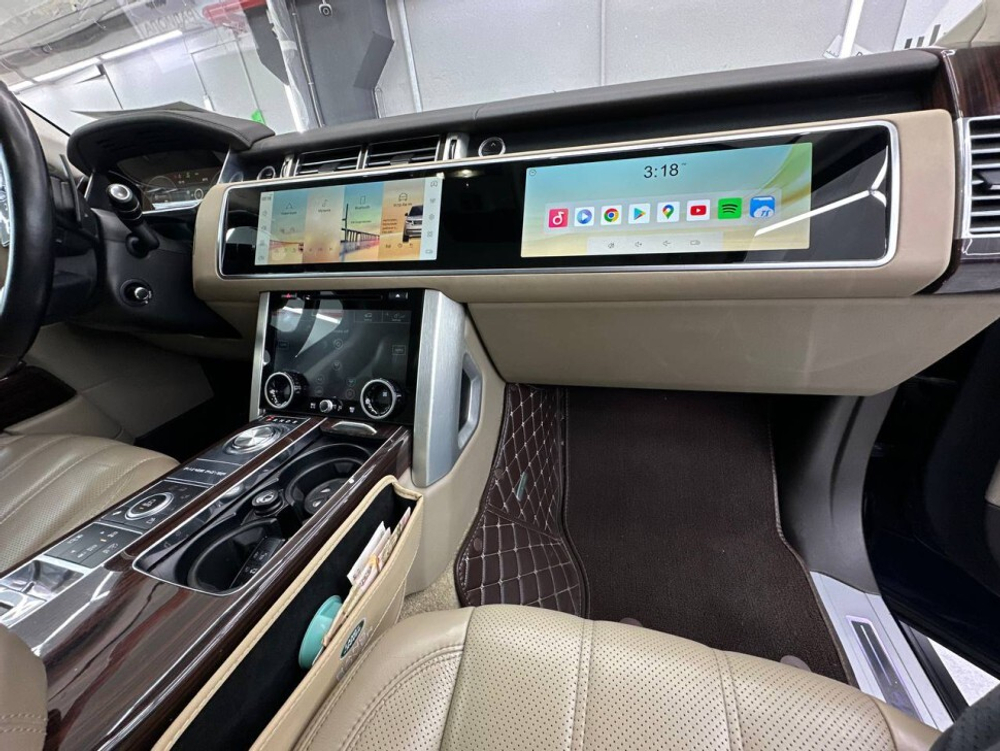 Магнитола для Range Rover 4 2012-2016 (BOSCH) - Radiola RDL-2268 мониторы 2x12,25" на Android 10, 8Гб+128Гб, CarPlay, 4G SIM-слот