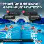 Ангар пневмокаркасный для спорта и мероприятий «Темп» 50х20х20 м — из ПВХ, синий