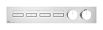 Термостат Gessi HI-FI, до 4-х функций одновременно, встраиваемый, цвет Chrome