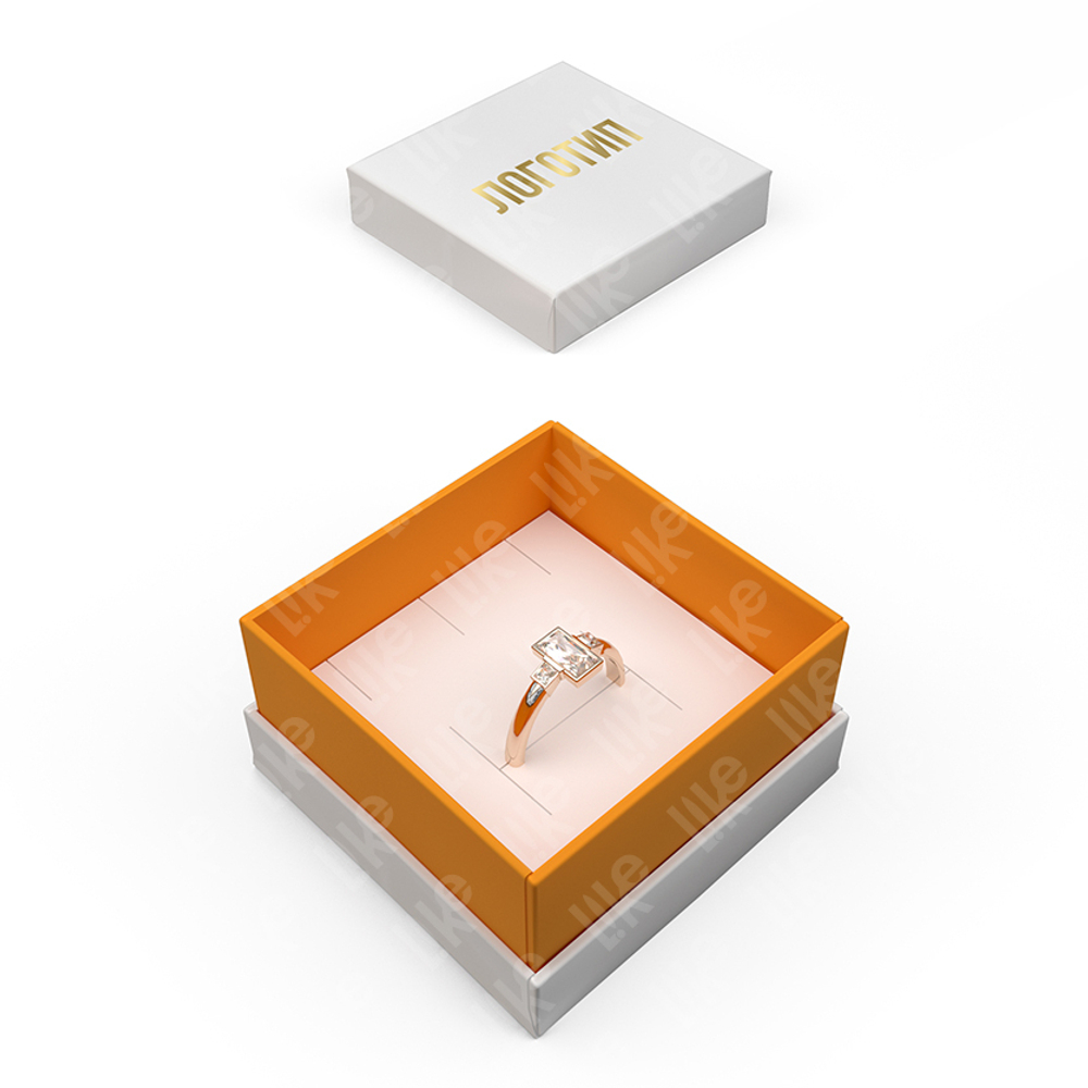 Футляр картонный с прослойкой «Степ» 60x60x36 мм.