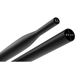 Термоусадочная трубка ЭРА NO-224-432 ТТУ нг-LS 8/4 чёрная в отрезках по 1 м 25 шт | Термоусадочная трубка (ТУТ)