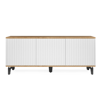 Тумба под телевизор на ножках ROYAL 5041 эко (Дуб Кантри-Черный)