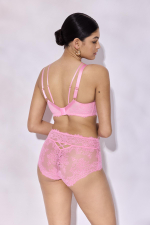 Бюстгальтер French Kiss с чашкой +size на тонком поролоне (Размер: 75I) (Цвет: розовый)