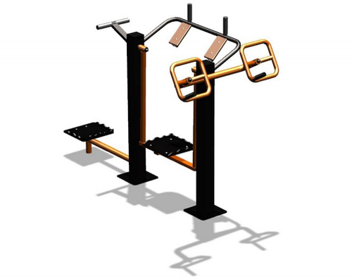 Уличный тренажер Штурвал, Пресс, Супертвист T.301.002