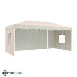 Тент-шатер быстросборный Helex 24362 3x6х3м полиэстер бежевый