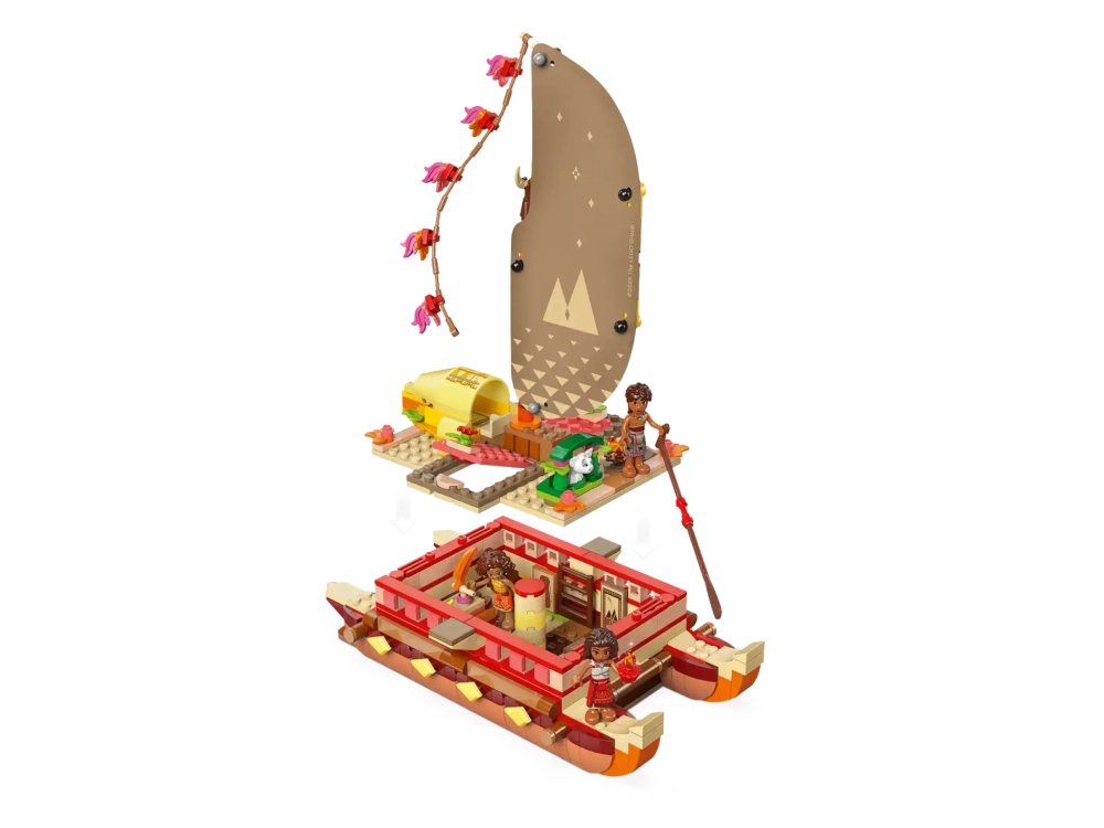 Конструктор LEGO Disney 43270 Каноэ с приключениями Моаны