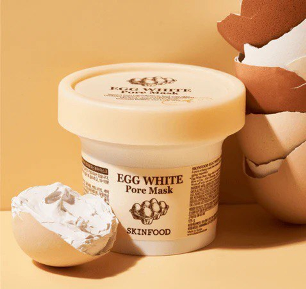 Skinfood Egg White Pore Mask очищающая маска на основе яичного белка